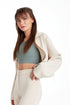 POWER UP JACKET BEJ MODAL KARIŞIMLI CEKET - Ceketler - BIRDIEJAY